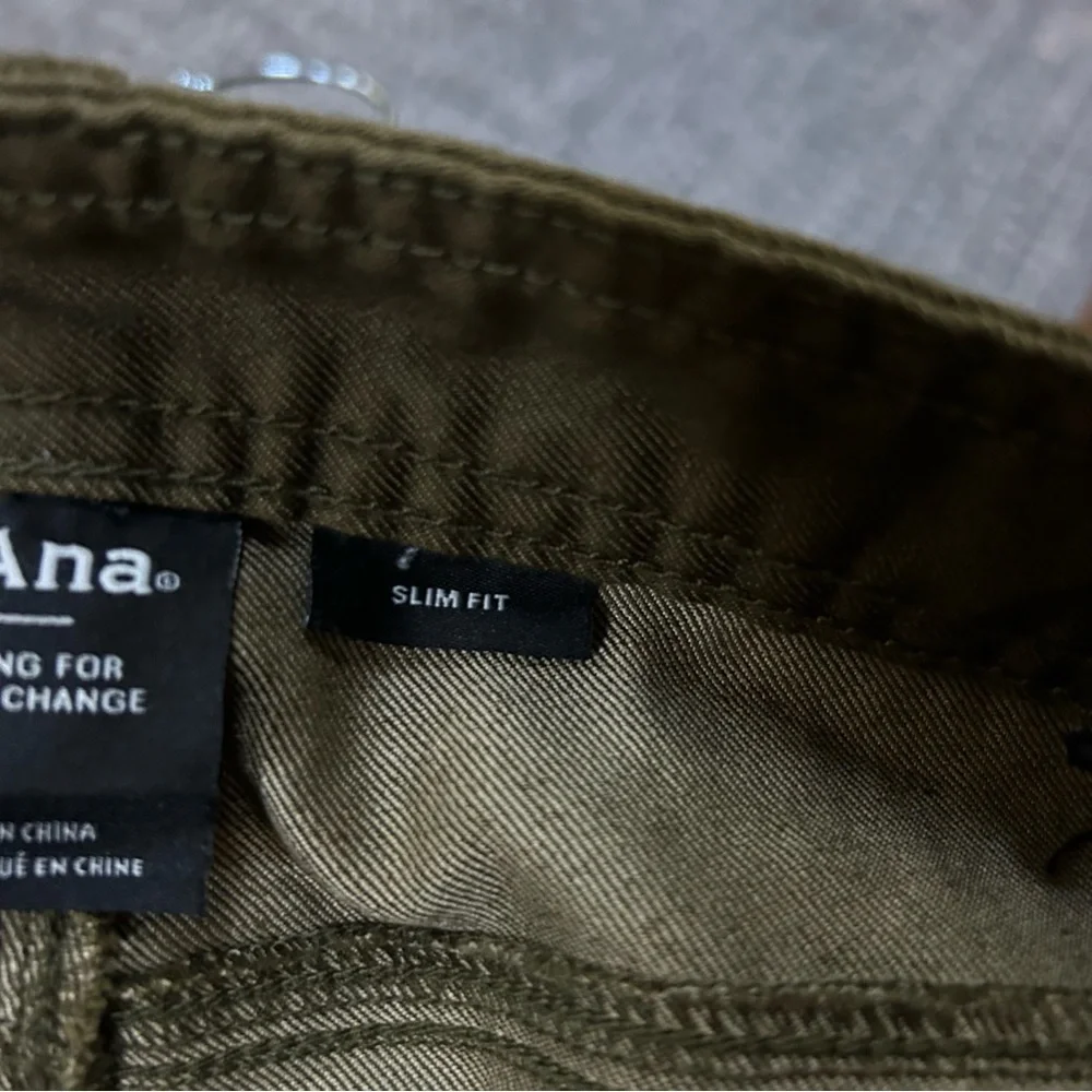 42/30 Prana Bridger Jean in green canvas feel slim fit